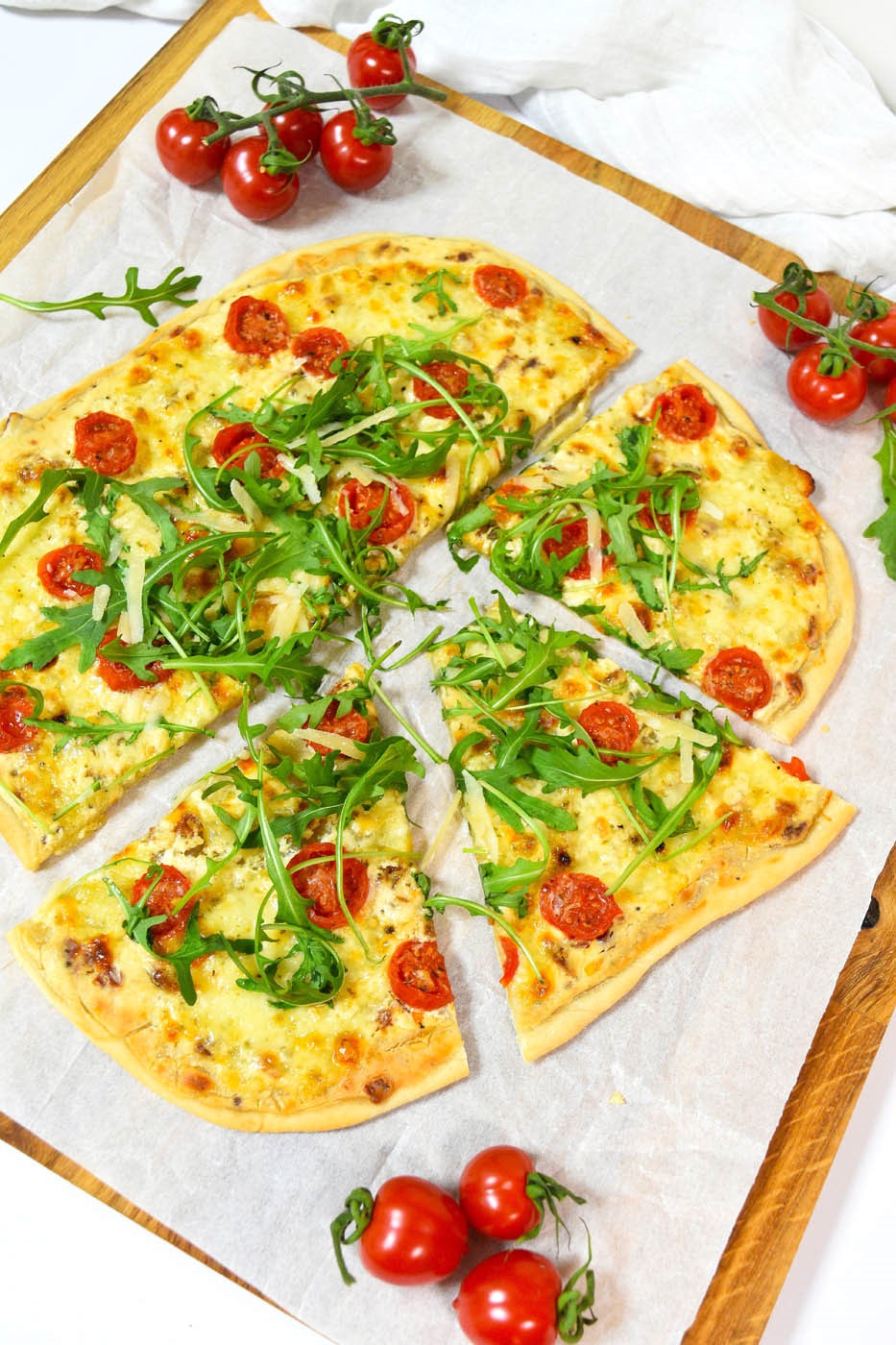 Flammkuchen mit Rucola-Rezeptideen-ballesworld