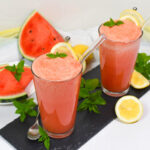 Wassermelonen Drink mit Zitroneneis-Rezept-ballesworld