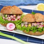 Matjesbrötchen mit Apfel und Radieschen-Rezept-ballesworld