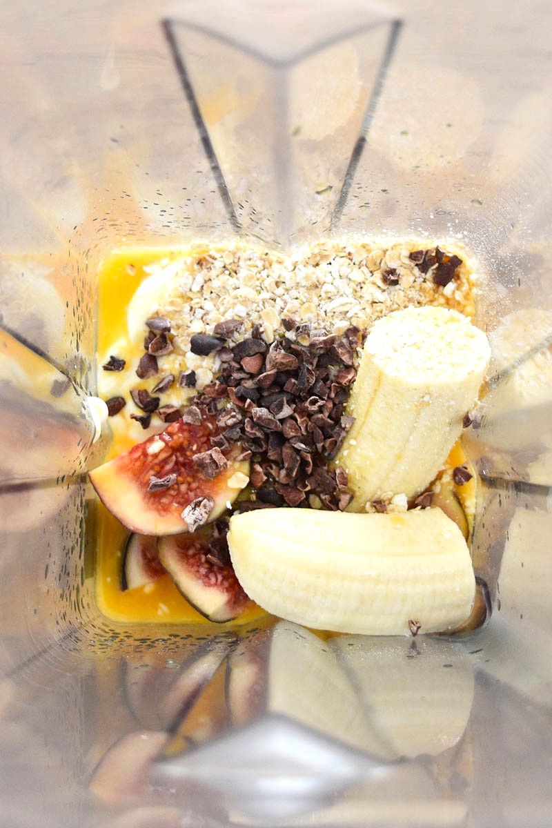 Feigen-Bananen Bowl mit Kakaonibs-Gesund-ballesworld