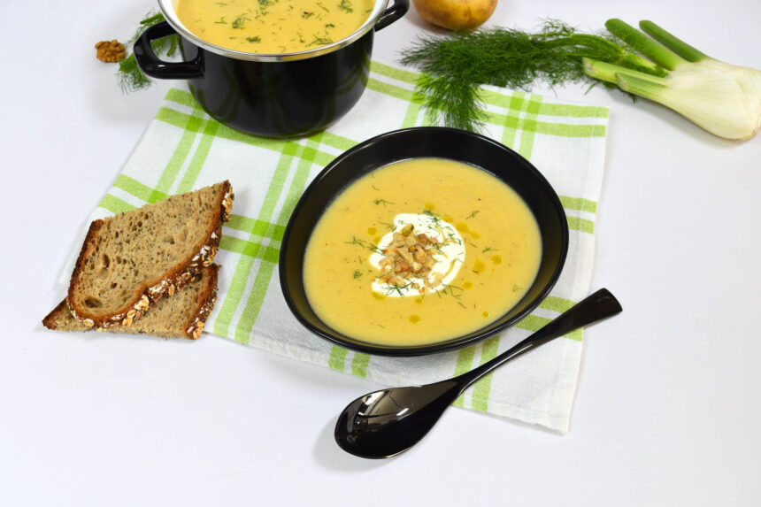 Fenchel Cremesuppe mit Walnüssen-Rezept-ballesworld