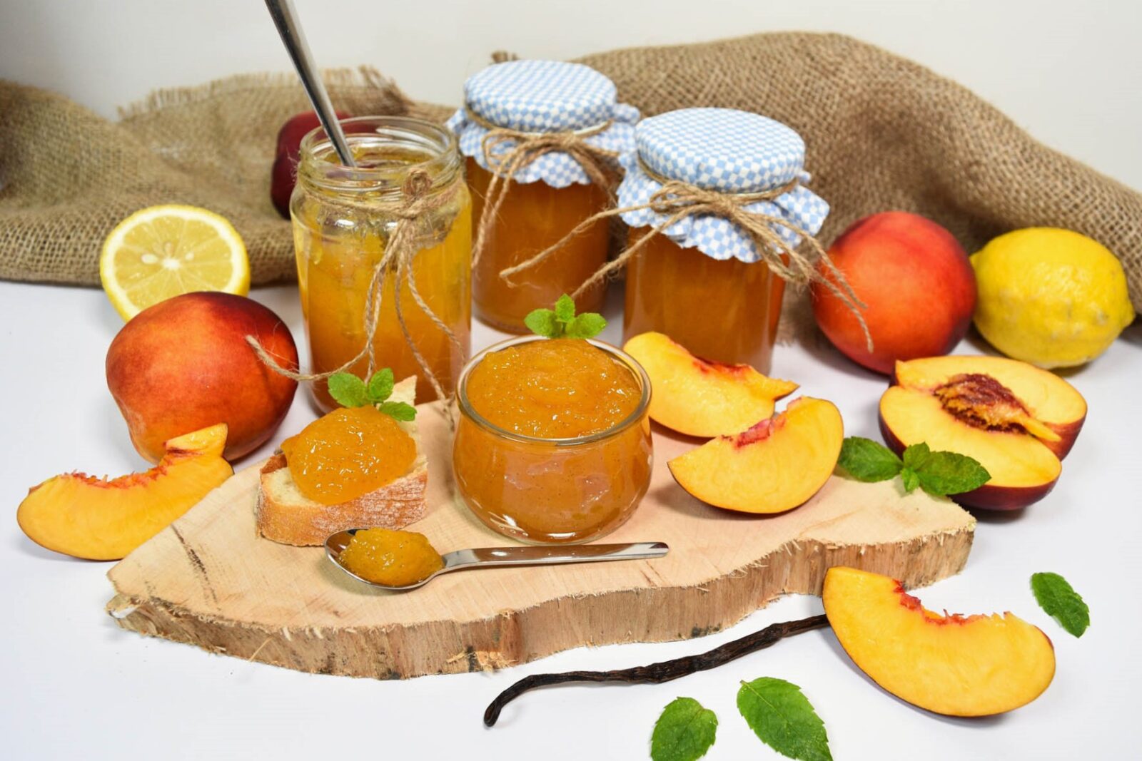 Nektarinen Marmelade mit echter Vanille - BallesWorld