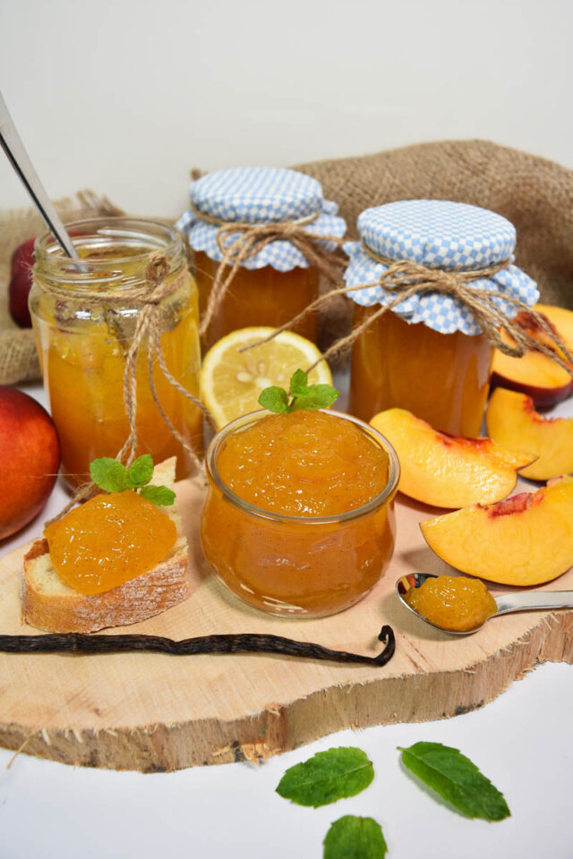 Nektarinen Marmelade mit echter Vanille - BallesWorld