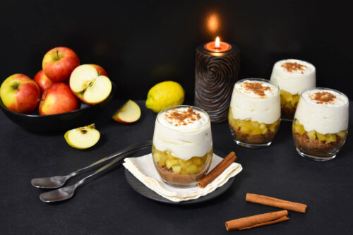 Spekulatius-Apfel Trifle-Anrichten-ballesworld