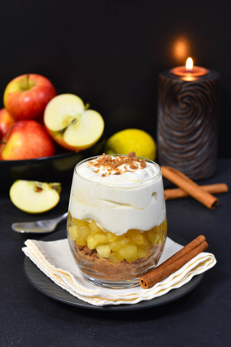 Spekulatius-Apfel Trifle-Dessert-ballesworld