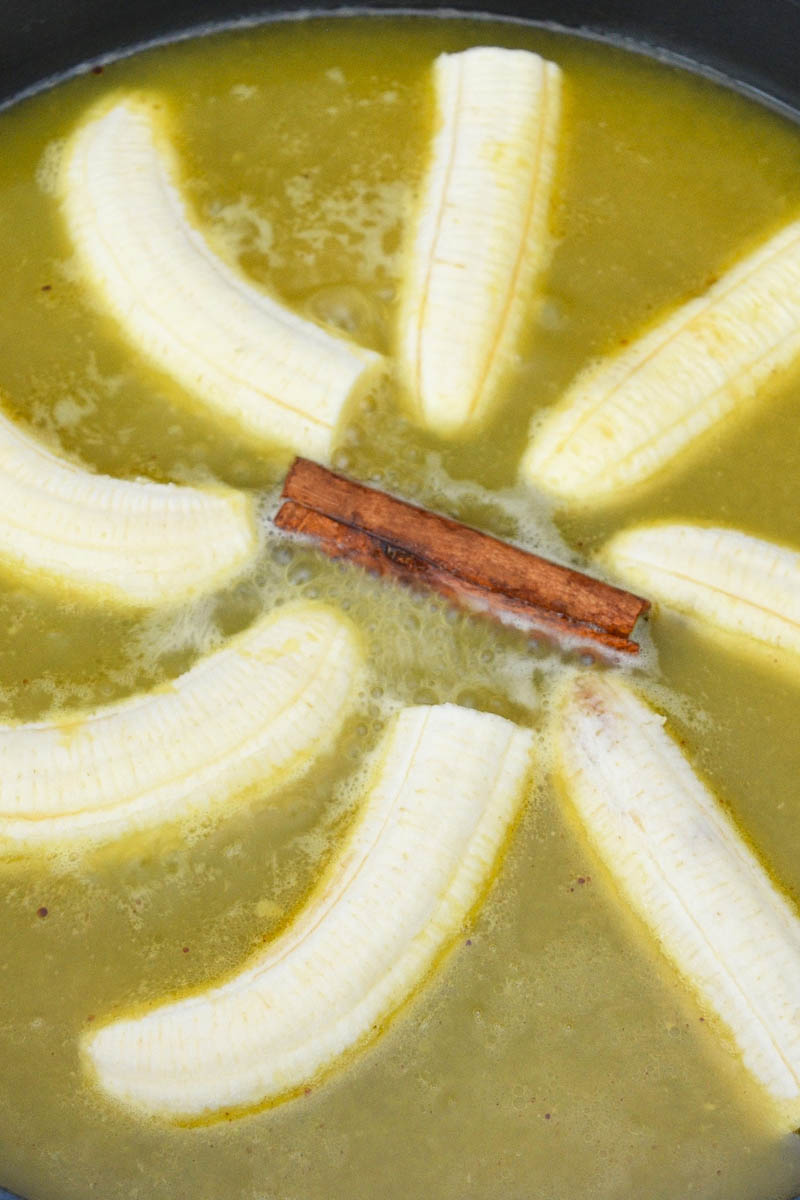 Gebratene Bananen in Orangensoße-Zubereitung-ballesworld