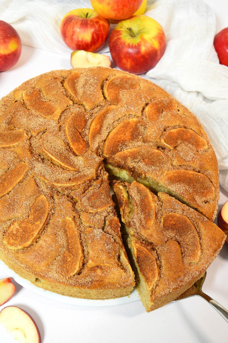 Apfel-Zimt Kuchen mit Schmand-Dessert-ballesworld