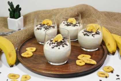 Bananen-Quark Creme mit Bananenchips-Rezept-ballesworld