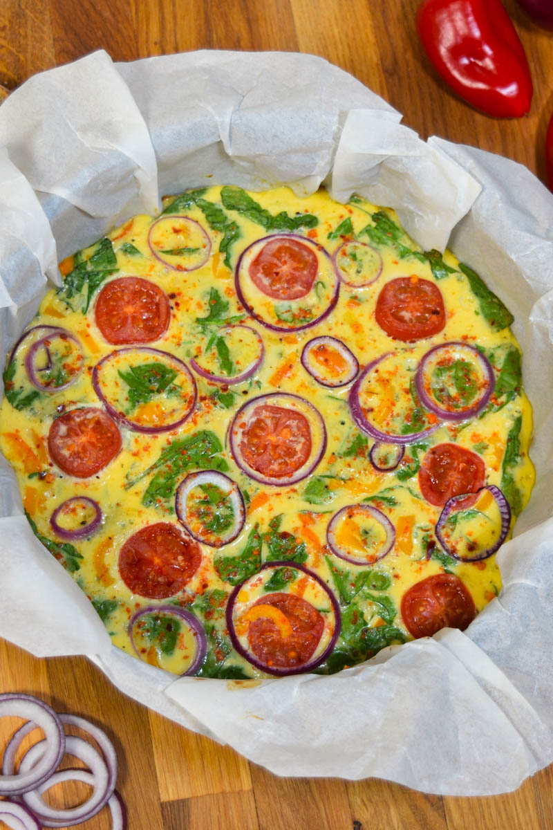 Buntes Omelett aus dem Ofen-Frühstück-ballesworld