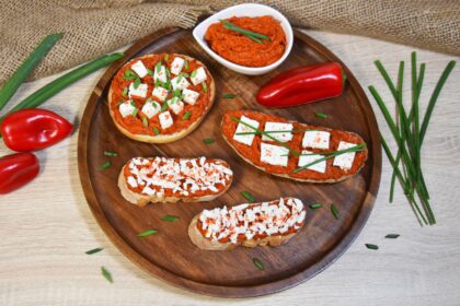 Ajvar-Feta Snack nach mazedonischer Art-Rezept-ballesworld