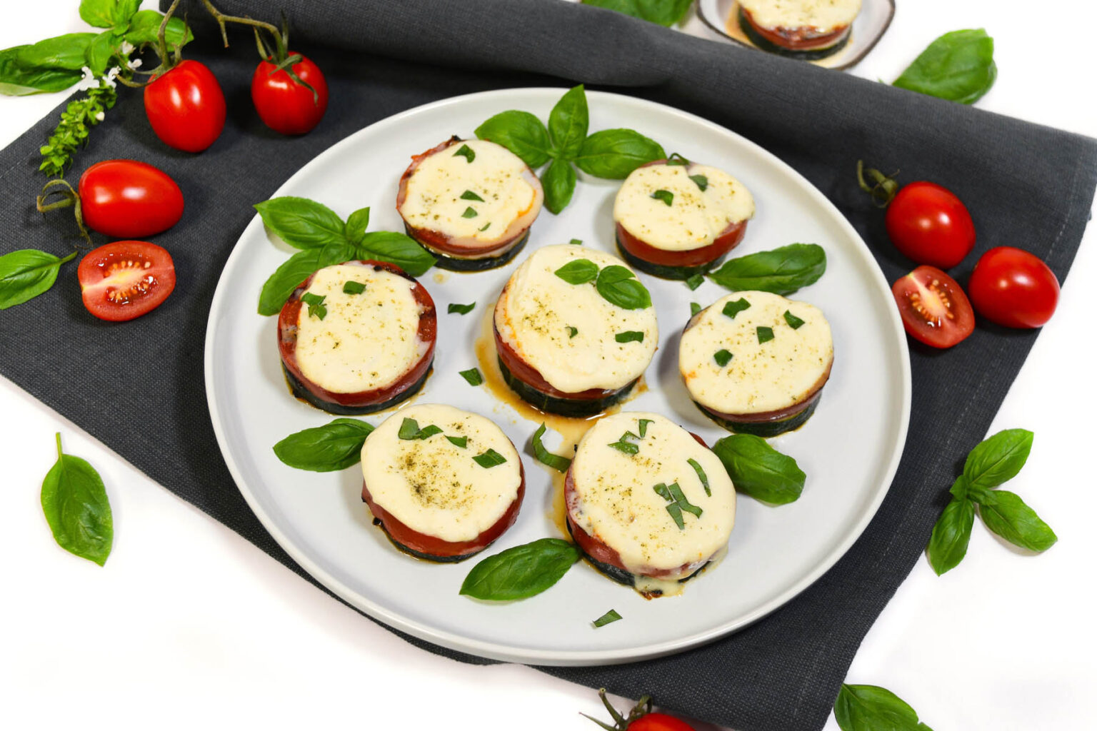 Gegrillte Zucchini Mit Tomaten Und Mozzarella Ballesworld