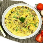 Zwiebel-Champignon Omelette-Rezept-ballesworld