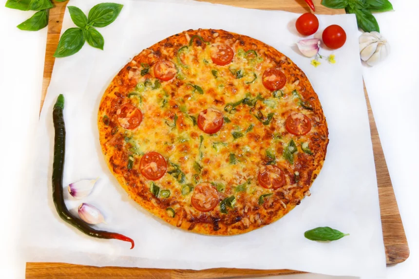 Pizza mit Tomaten und Mozzarella-Rezept-ballesworld-1