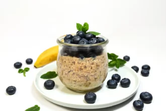 Overnight Oats mit Heidelbeeren-Rezept-ballesworld