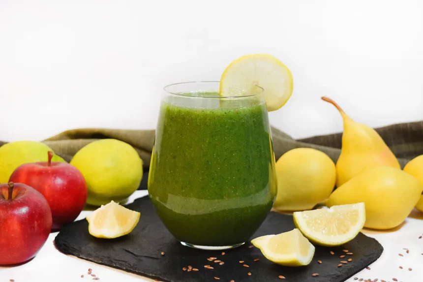 Palmkohl-Smoothie mit Apfel und Birne-Rezept-ballesworld