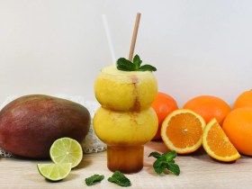 Orangen-Mango-Kokos Smoothie-Rezept-ballesworld