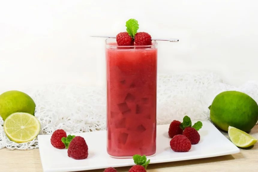 Mogu Mogu Himbeer Drink mit Kokosgel-Rezept-ballesworld