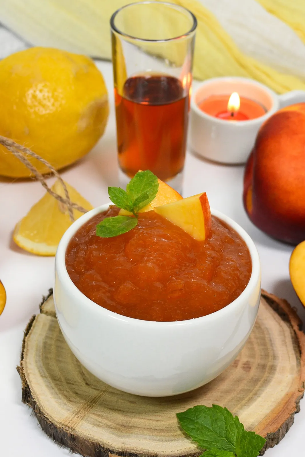 Nektarinen Marmelade mit Amaretto-Konfitüre-ballesworld