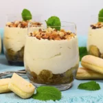 Tiramisu im Glas mit Cappuccino-Creme-Dessert Rezept-ballesworld