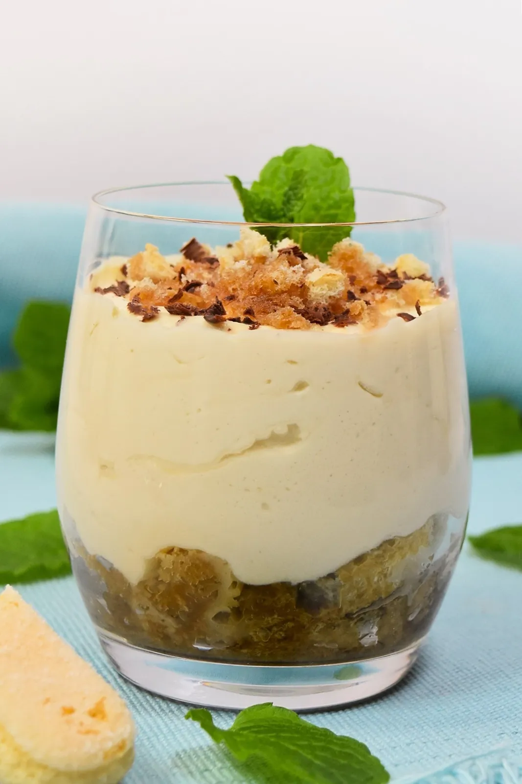 Tiramisu im Glas mit Cappuccino-Creme-Dessert-ballesworld