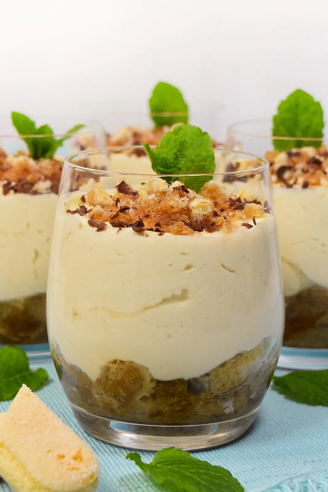 Tiramisu im Glas mit Cappuccino-Creme-Nachtisch-ballesworld