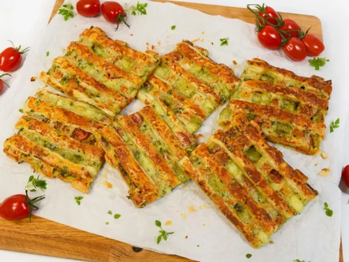 Blätterteigschnitten mit Tomaten und Mozzarella-Rezept-ballesworld