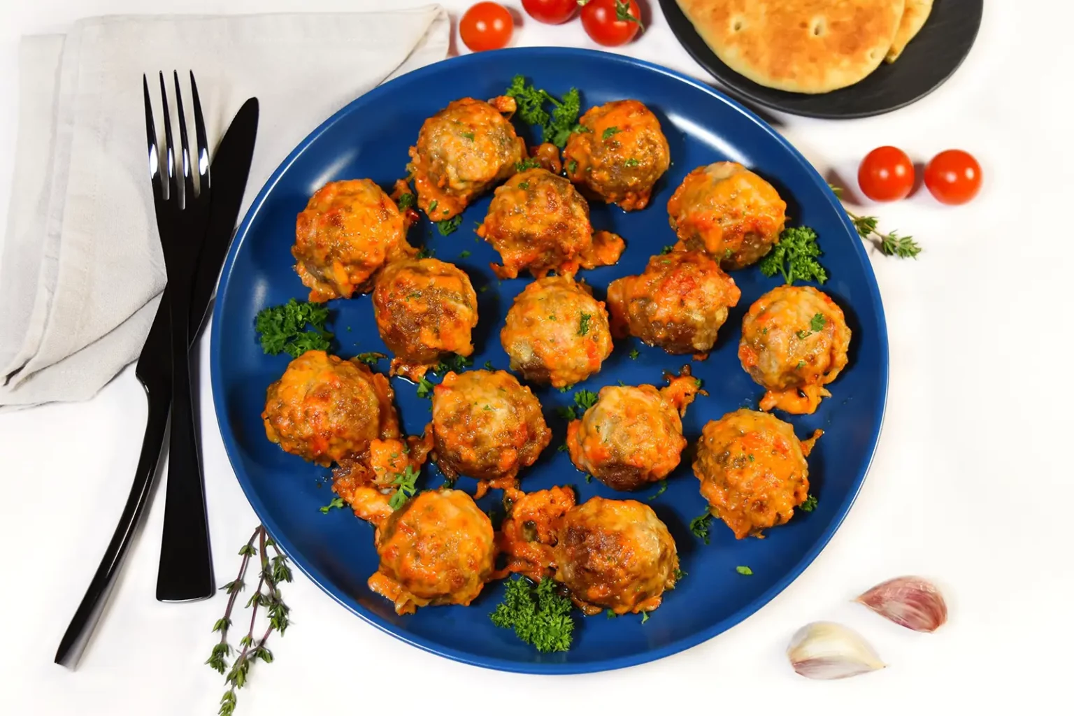 Hackbällchen mit Pesto aus dem Airfryer-Rezept-ballesworld