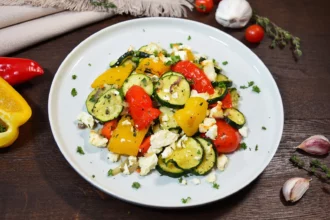 Zucchini-Gemüse aus der Heißluftfritteuse-Rezept-ballesworld