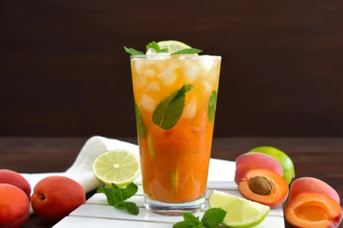Aprikosen-Limetten Mojito-Anrichten-ballesworld