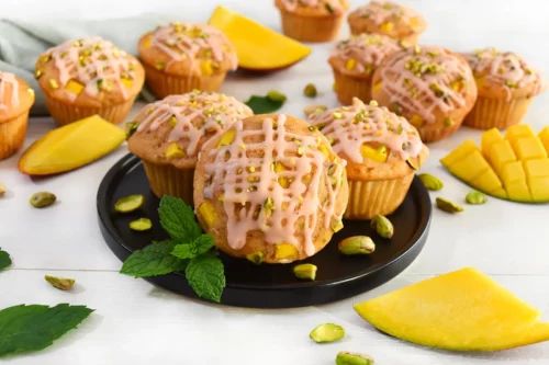 Aperol-Mango Muffins-Servieren-ballesworld