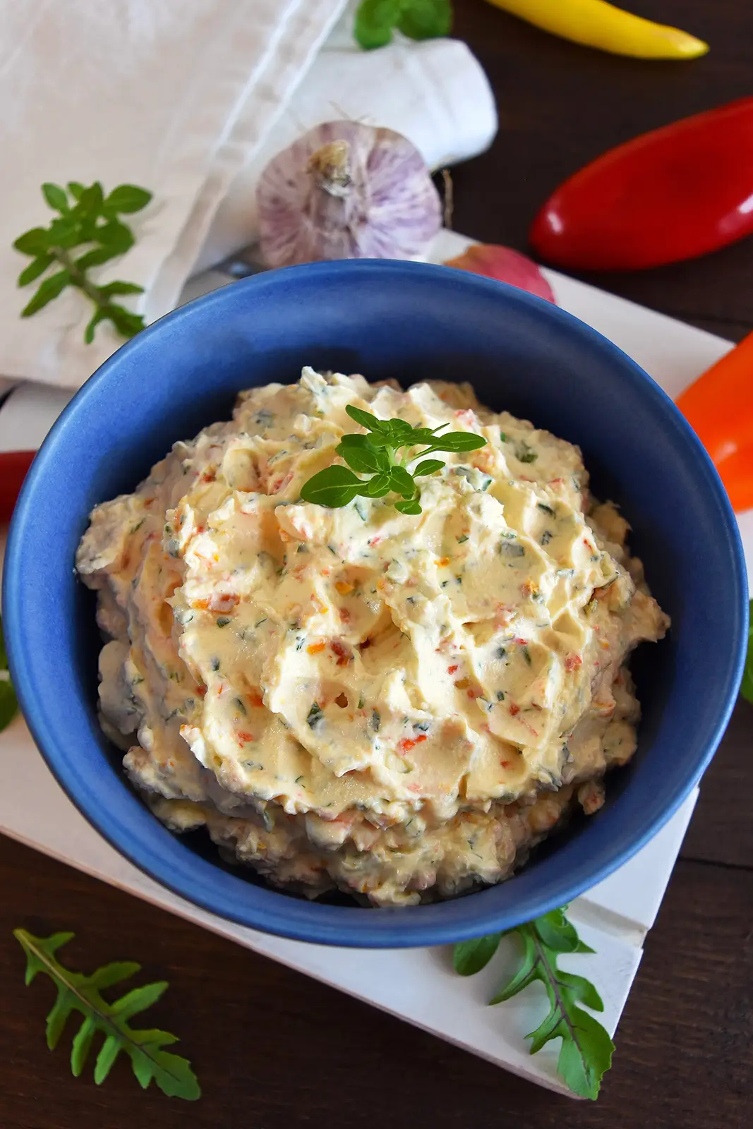 Frischkäse-Aufstrich mit Grillgemüse-Brotaufstrich-ballesworld