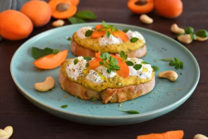 Burrata-Bruschetta mit Aprikosen Pesto-Rezept-ballesworld