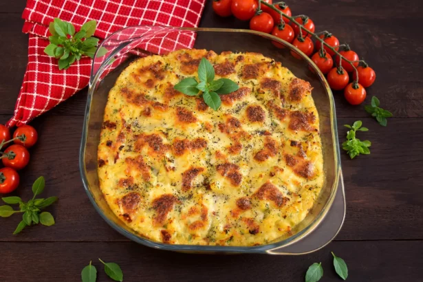 Kartoffelstampf mit Mozzarella überbacken-Rezept-ballesworld