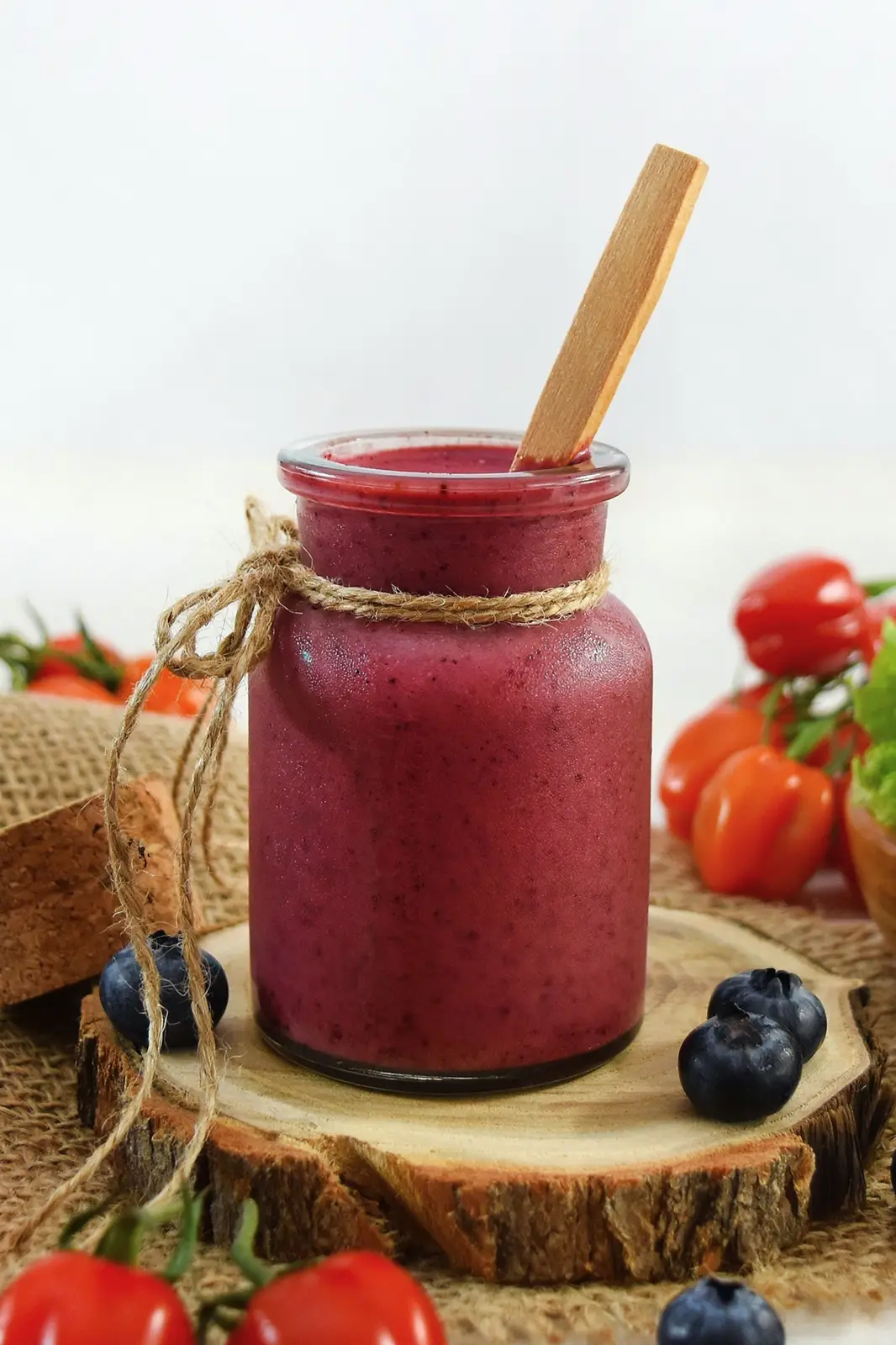 Fruchtiges Heidelbeer Dressing selber machen-Salatdressing-ballesworld
