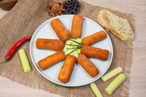 Panierte Lauch Sticks mit Käsefüllung-Anrichten-ballesworld