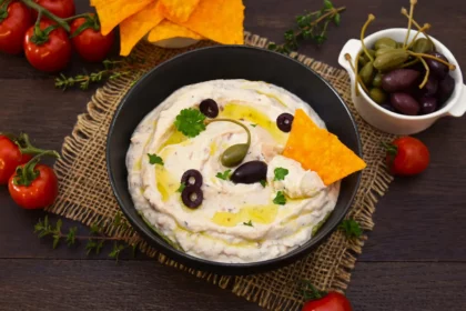 Mediterraner Ricotta-Dip-Anrichten-ballesworld