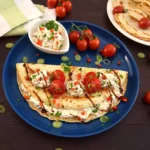 Pfannkuchen mit Käse-Paprika Creme-Rezept-ballesworld