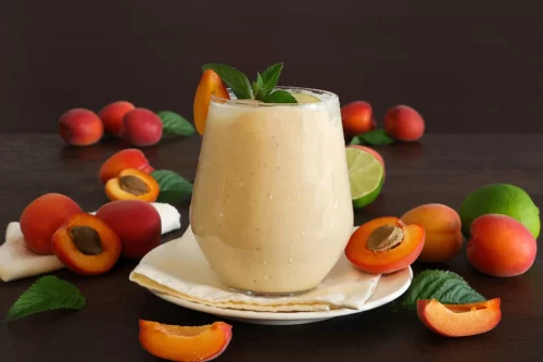 High Protein Aprikosen Drink-Anrichten-ballesworld