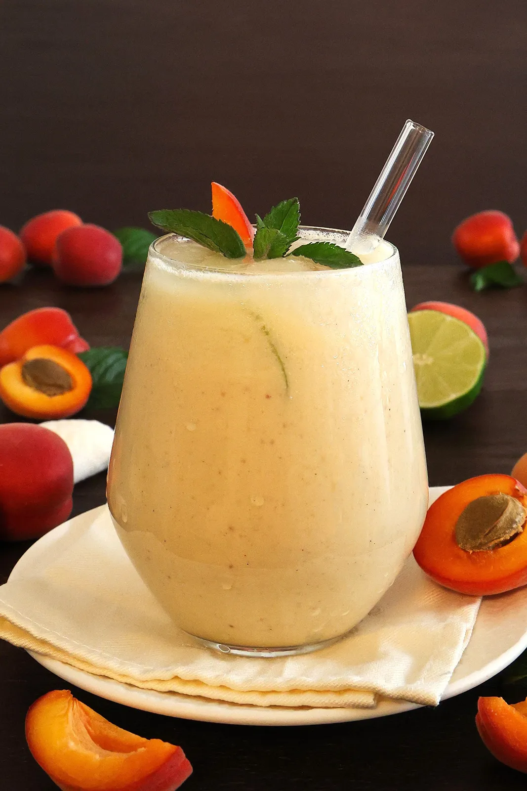 High Protein Aprikosen Drink-Frühstück-ballesworld