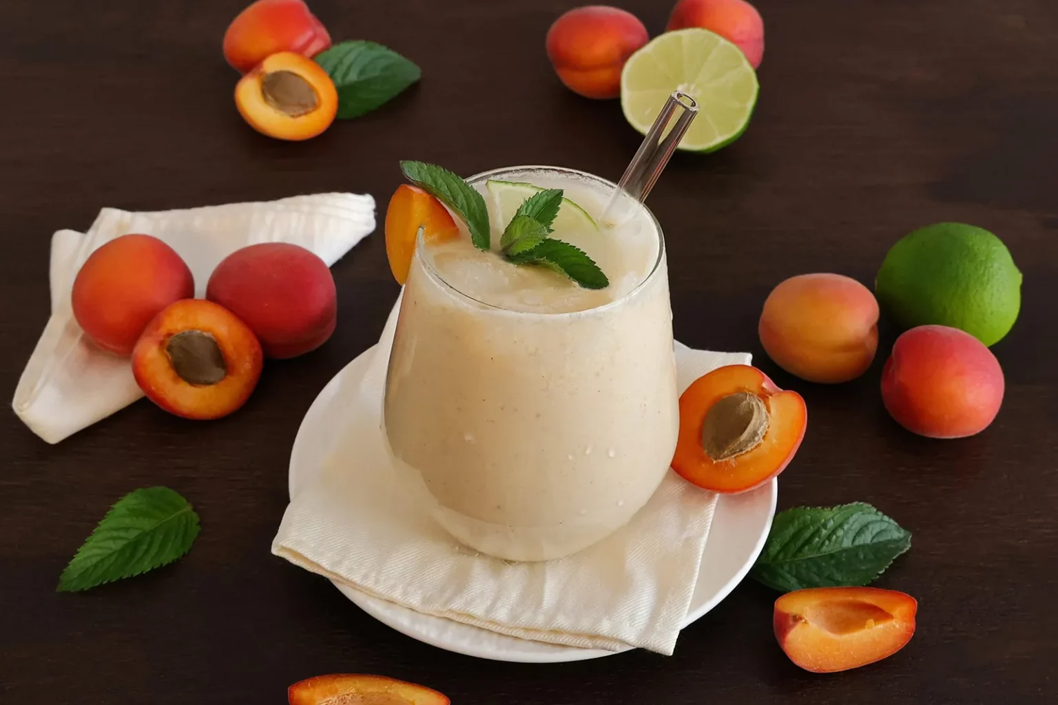 High Protein Aprikosen Drink-Rezept-ballesworld