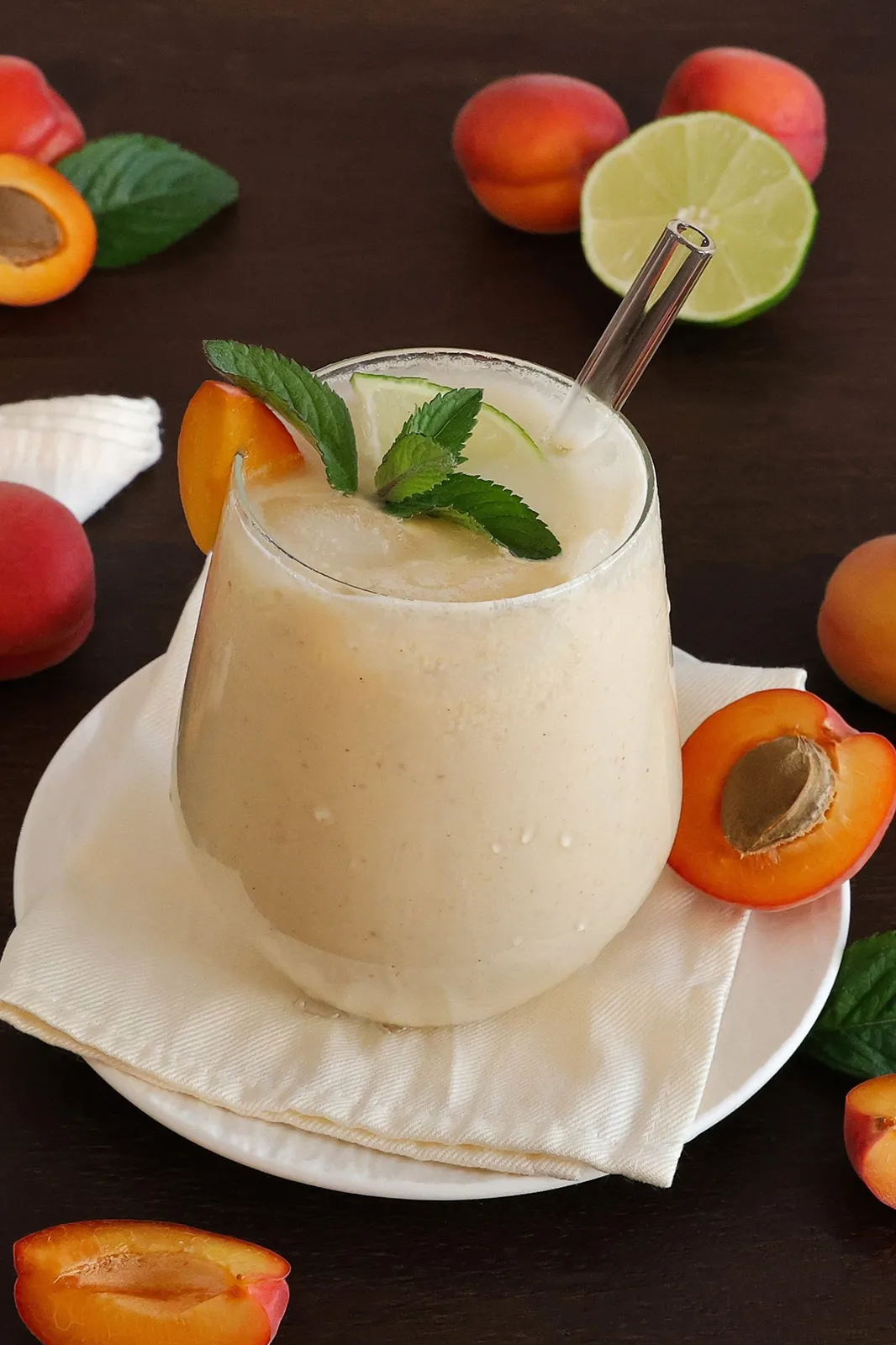 High Protein Aprikosen Drink-Shake-ballesworld