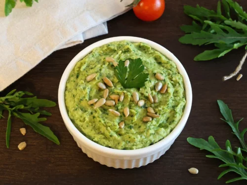 Kichererbsen Aufstrich mit Kräutern-Rezept-ballesworld