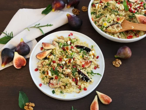 Couscous Salat mit Feigen und Mozzarella-Rezept-ballesworld