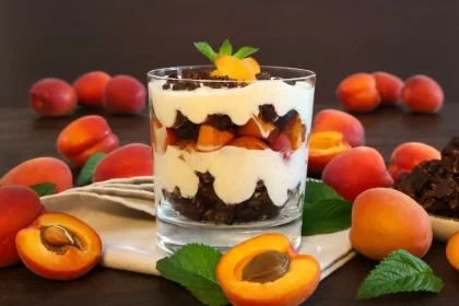 High Protein Brownies Aprikosen Dessert-Rezept-ballesworld