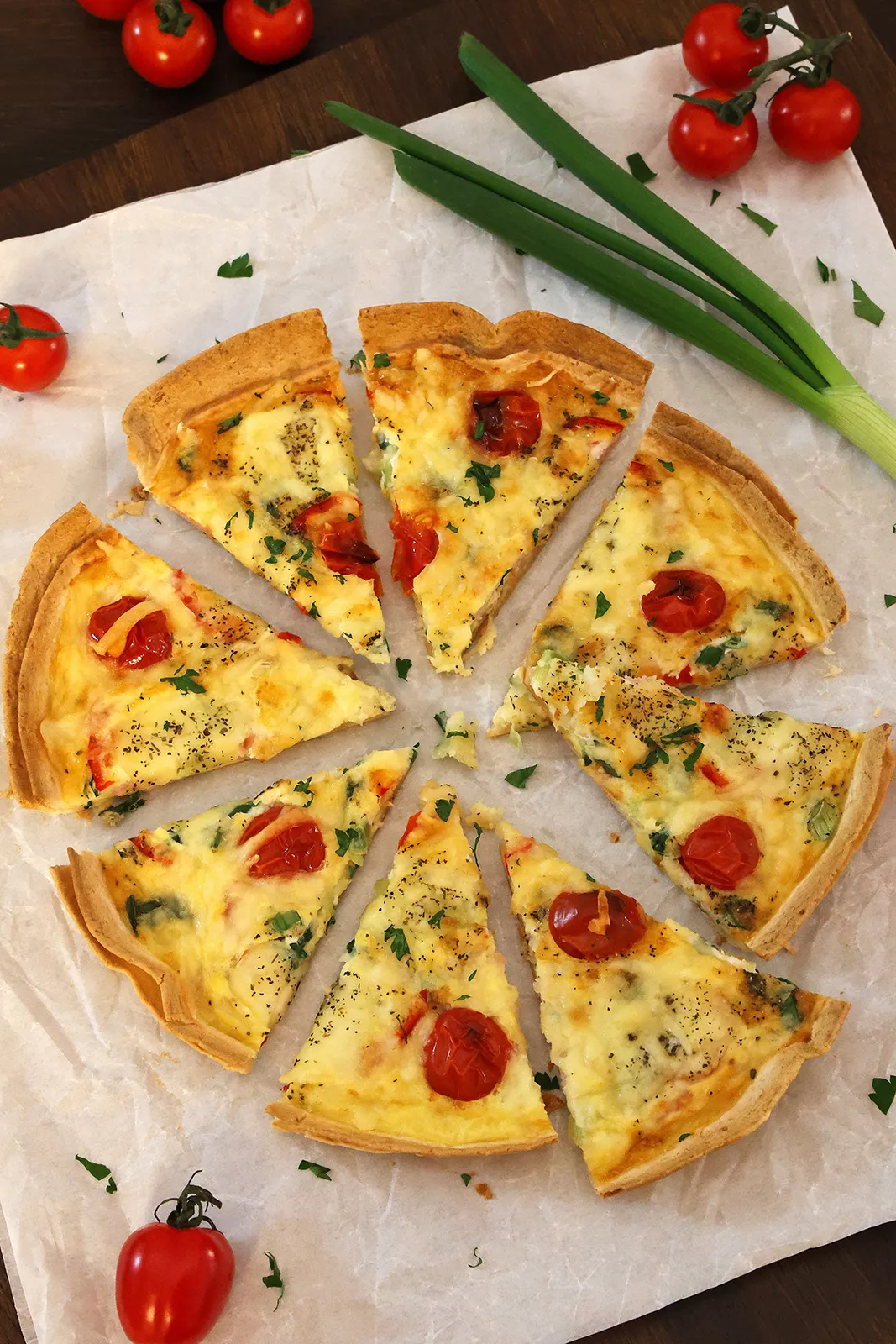 Tortilla Omelett aus der Heißluftfritteuse-Frühstück-ballesworld