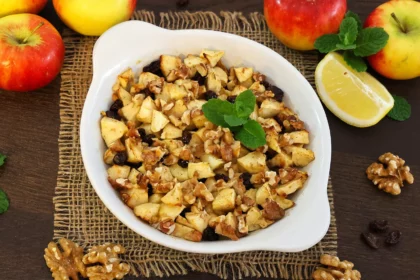 Apfel Rosinen Dessert aus der Heißluftfritteuse-Rezept-ballesworld