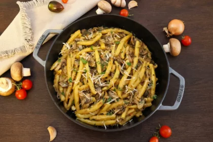 Cremige Schupfnudeln mit Champignons-Rezept-ballesworld