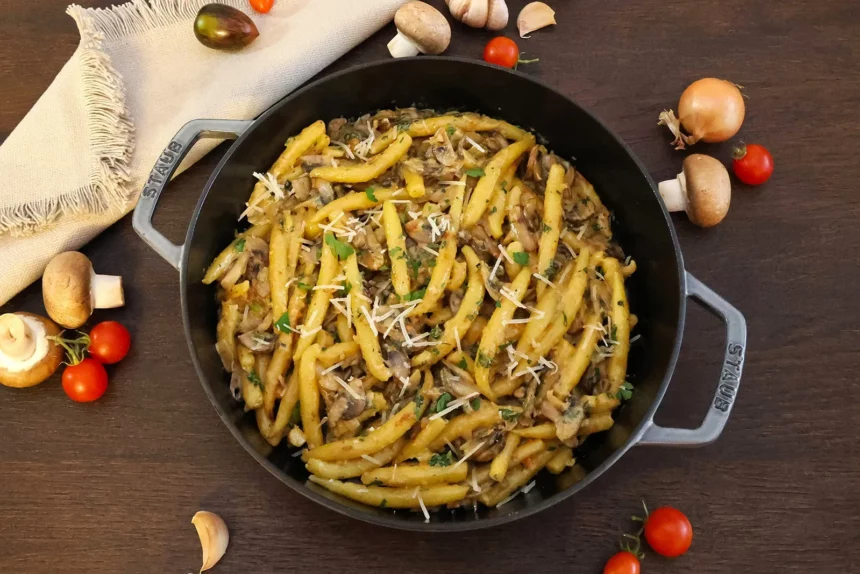 Cremige Schupfnudeln mit Champignons-Rezept-ballesworld