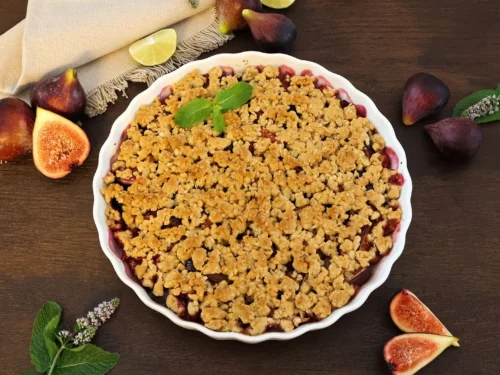 Feigen-Crumble mit Mandeln und Haferflocken-Rezept-ballesworld