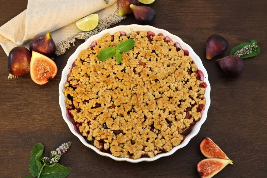 Feigen-Crumble mit Mandeln und Haferflocken-Rezept-ballesworld